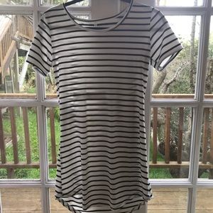 Striped T Shirt Dress